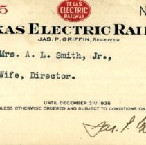 TER 1935 Pass No. 269 [Smith] [front]