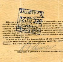 TER 1922 Pass No. 69042 [Hooker] [back]