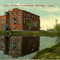 Postcard: Texas Traction Power House, McKinney, Texas [front]