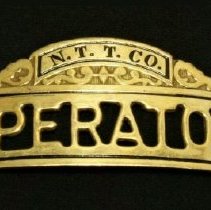 NTTC Operators Hat Badge