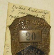 DR&TC Operators Hat Badge 20