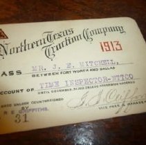Northern Traction Company 1913 Pass No.31 [Mitchell]