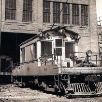 Postcard: Image of Locomotive 906 at Monroe Shops