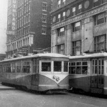 DR&TC Streetcars 773 and 772 Downtown Dallas