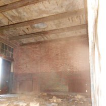 Lawrence Substation Interior View Showing Ceiling, Wall and Door