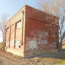 Lawrence Substation Exterior View Showing Southeast Corner