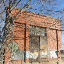Lawrence Substation West Side Showing Damaged Corner