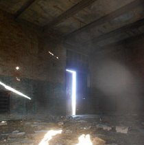 Lawrence Substation Interior View Towards the Door