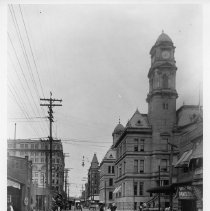 Dallas, Ervay Street Looking North, 1905