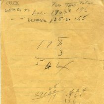 Form 911 TER Operator's Trip Envelope [back]