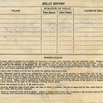 Form 400-A  Time Return & Delay Report Form [back]
