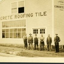 John Strelic Concrete Roofing Tile. Building has just been built