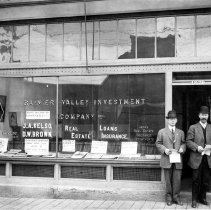A.B Watson, D.W. Brown, J.A. Kelso at Rainier Valley Investment Co. in 1908