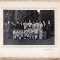 Columbia Funeral Home sponsored Rainier Little League Baseball team c. 1950
