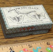 Silkworm cocoons, box