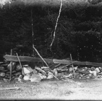 Broken Stone Wall with Bracing