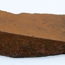 Close up for profile of polished fragment