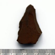 Lengthwise view from top of possible auger