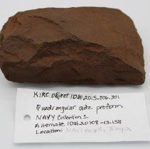 Subtrangular adze preform