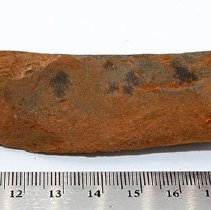 Profile of opposite side of reversed subtriangular adze preform