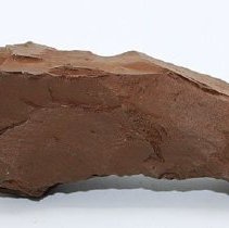 Closeup profile of adze preform