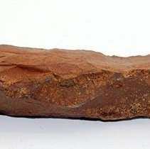 Closeup profile of adze preform