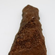 Lengthwise view of adze preform