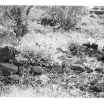 Small terrace/enclosure facing east at Site 106