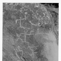 Petroglyphs at Site Site 110AP facing east