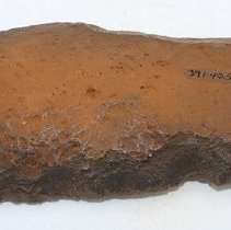 Basalt knife with alternate id number visible