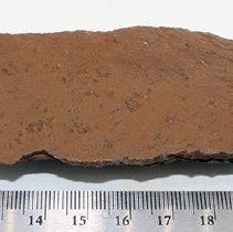 Basalt knife with ruler