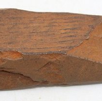 Profile of basalt adze fragment