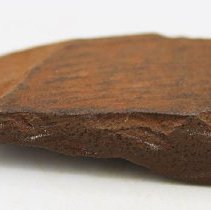 Profile of basalt adze fragment