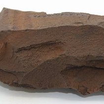 Closeup profile of a basalt adze blank