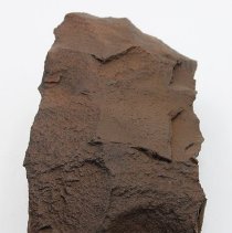 Lengthwise view of basalt adze blank