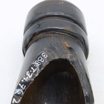 Glass bottle fragment with alternate id number visible