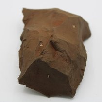 Lengthwise view of adze blank