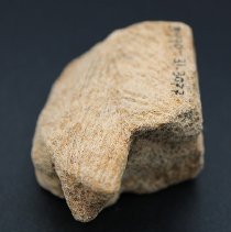 Closeup of coral abrader with partially visible alternate id number