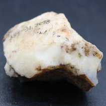 Closeup of quartzite core