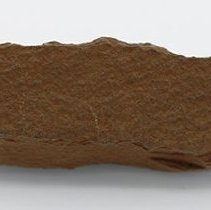 Side profile of quadrangular adze