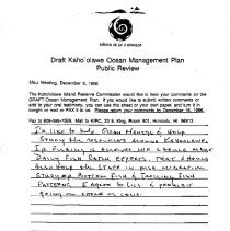 DKOMP Anonymous Comment 12/13/1996