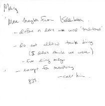 Message for Marc (Hodges?)