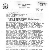 Copy of letter from Benn 8/4/1994 pg 1