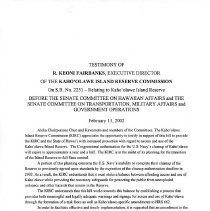 KIRC testimony re: SB2231 (2002)