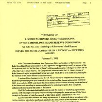 Faxed KIRC testimony re: HB 2110 (2002)