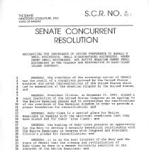 First page of Sen. Concurrent Resol. #14 S.D.1