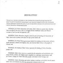 First page of resolution re: Native Hawaiian owned businesses