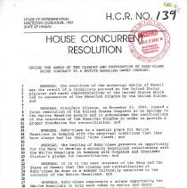First page of HCR 139 from 1997