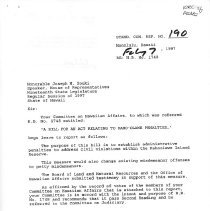 First page of Standing Committee Report No. 190 _1997