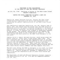 BLNR Chair testimony re: HB1746